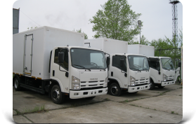 Изотермические фургоны на шасси ISUZU NPR75